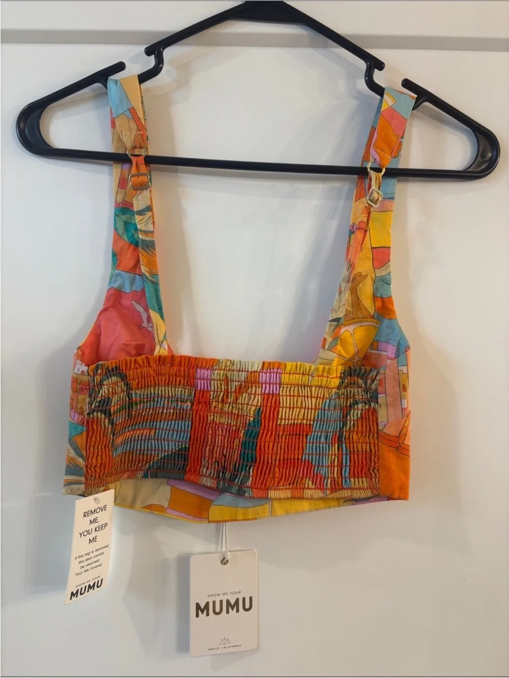 Show Me Your MuMu Postcards From Italia Pisa Bralette top - Picture 8 of 8